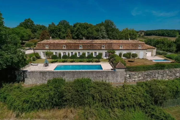 Saint Emilion, France Manor House with Guest House, 2 pools, 11 Hectares