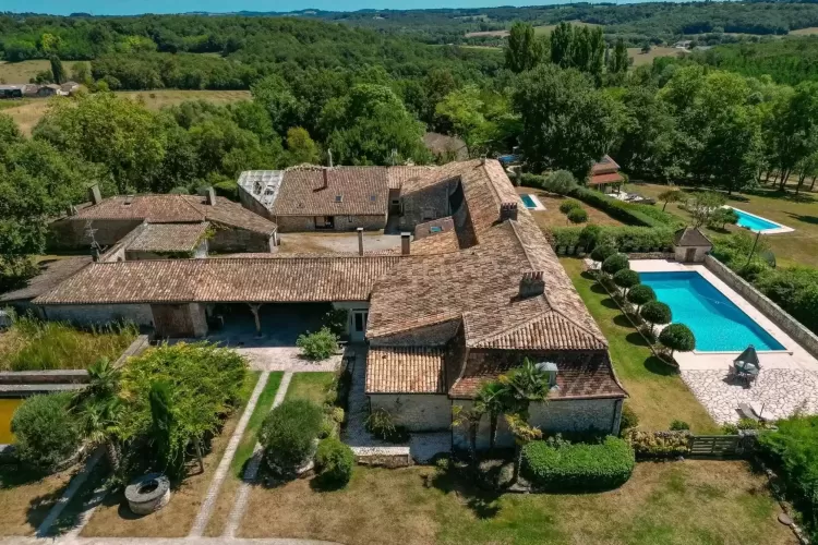 Saint Emilion, France Manor House with Guest House, 2 pools, 11 Hectares