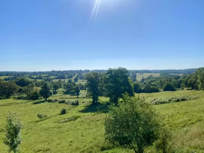 Farm, 28 hectares land, farmhouse,  barns,  Bellac, France