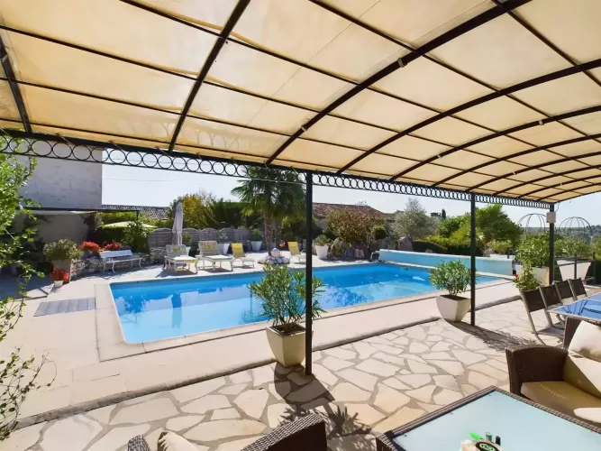 Lalbenque, Cahors, France, home plus apartments, Multi-Generational Complex, pool