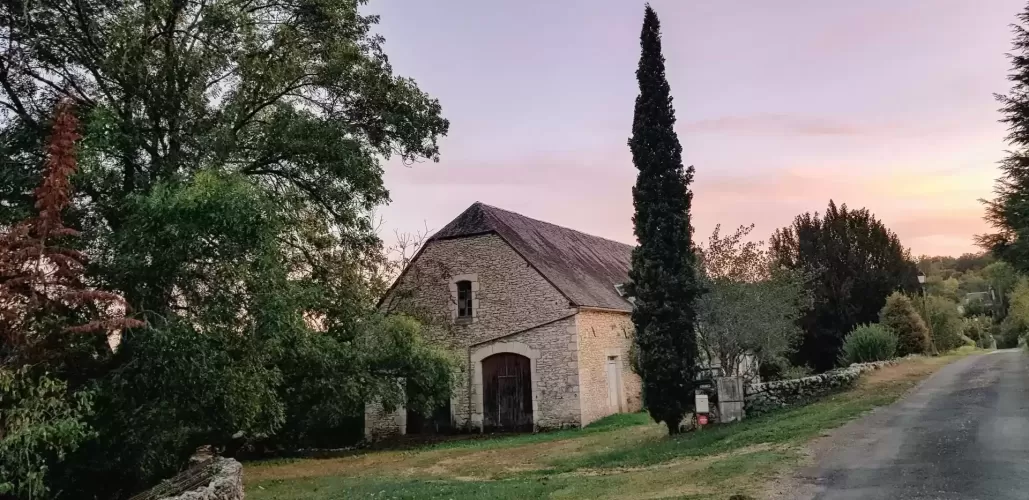 traditional, stone farmhouse, barn,  Lacave, France, Rural Property