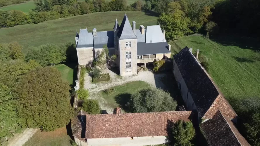 Château,  Panoramic Views, woodland,  Perigueux