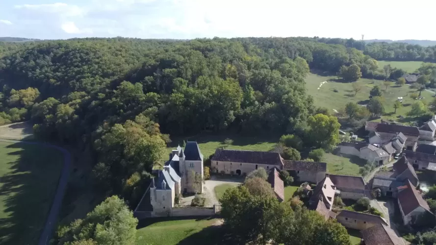 Château,  Panoramic Views, woodland,  Perigueux