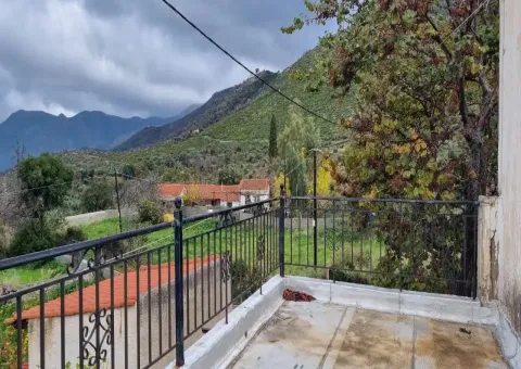 stone house for sale Greece, traditional house Peloponnese, house with sea views Gytheio, renovation project Greece, rural house with land, Greek village property, house with garden and storeroom, property with well Greece, quiet village home, nature lover’s retreat Greece, house near Gytheio, real estate East Mani, authentic Greek home, house for renovation Mani, property with sea view and land