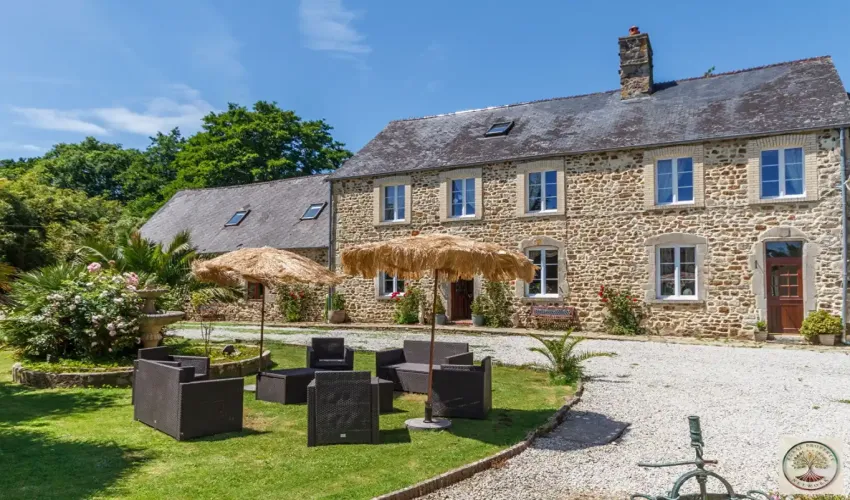 Normandy property for sale, gîte business opportunity, French property with gîtes, stone house Normandy, property with land Manche, estate with pool France, multi-unit property Normandy, Saint-Sauveur-le-Vicomte real estate, holiday rental business France, rural property Cotentin Peninsula