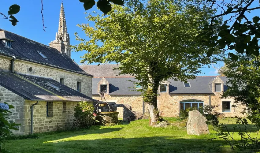 Brittany property for sale, Finistère estate, Quimper manor house, Breton longhouse, French country estate, property with outbuildings France, character property Brittany, rural property Finistère, French manor for sale, multi dwelling estate France, gîte potential Brittany, holiday rental property France, landscaped grounds Finistère, traditional Breton home, countryside estate France
