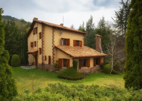 rural property for sale Spanish Pyrenees, Catalonia country property, Vallfogona del Ripollès property, Girona rural property, Spanish country house for sale, stone country house Spain, property with land Catalonia, 5 hectare property Spain, rural retreat Pyrenees, equestrian potential Spain, country house Girona, Rural Property Network